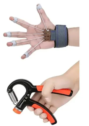 FINGER STRECHER WITH HAND GRIPPER (PACK OF 2)